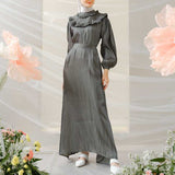 Mayoutfit Qeezya Shimmer Maxidress