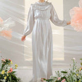 Mayoutfit Qeezya Shimmer Maxidress