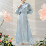 Mayoutfit Qeezya Shimmer Maxidress