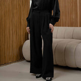 Mayoutfit Saika Pants | Celana Twill Kulot Flare Wanita Lebaran Kondangan Office Look