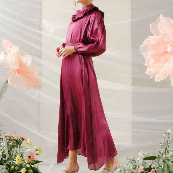 Mayoutfit Qeezya Shimmer Maxidress