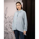 Mayoutfit Kayleen Shirt | Atasan Kemeja Flare Salur
