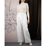 Mayoutfit Valea Pants | Celana Semi Formal Twill Looks Tali Pinggang Karet
