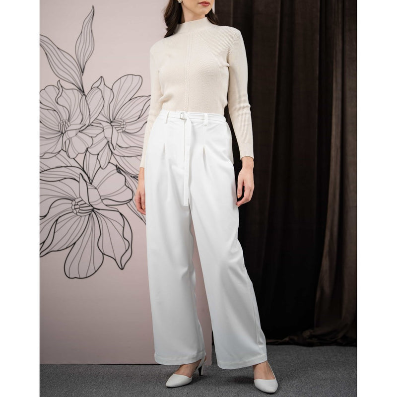 Mayoutfit Valea Pants | Celana Semi Formal Twill Looks Tali Pinggang Karet