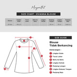 Mayoutfit Evianna Blouse | Atasan Blouse Stripe Oversize Lengan Batwing