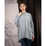 Mayoutfit Evianna Blouse | Atasan Blouse Stripe Oversize Lengan Batwing
