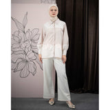 Mayoutfit Tawny Shirt | Atasan Kemeja Kombinasi Poplin Embroidery